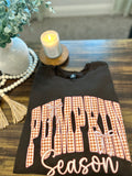 Pumpkin Patch Gingham Sweatshirt